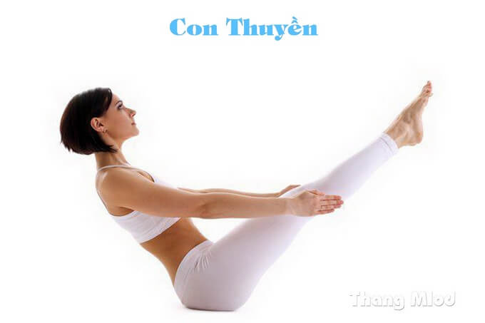 tư thế Con Thuyền - Boat Pose