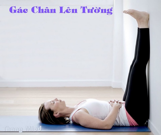 Gác Chân Lên Tường (Viparita Karani - Legs Up The Wall Pose)