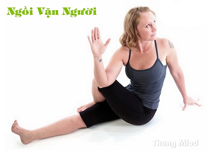 Tư thế Ngồi Vặn Người 02 (Half Seated Twist 02)