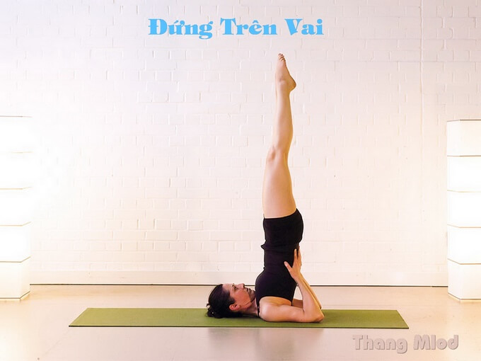 Tư Thế Đứng Trên Vai (Shoulderstand - Salamba Sarvangasana)