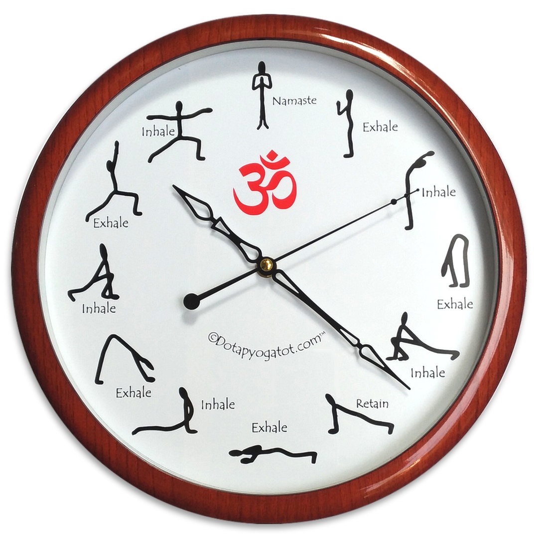 Đồng hồ Yoga Chào mặt trời
