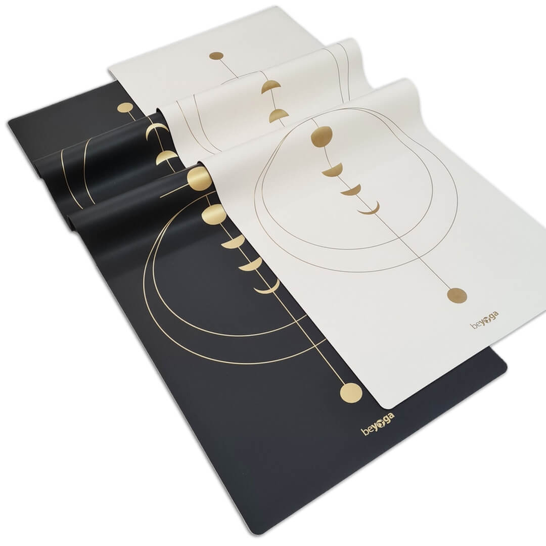 Thảm tập yoga định tuyến vàng kim PU mật độ cao beYoga