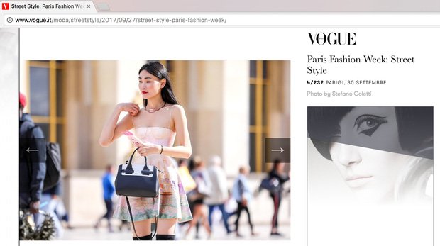 Diện trang phục của NTK Việt, street style của Thùy Trang vẫn lên thẳng Vogue Ý