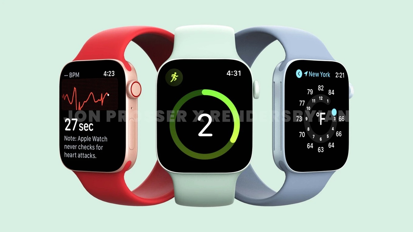 Đồng hồ Watch Series 7 sẽ có đường nét giống iPhone 12