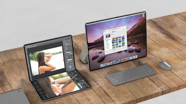 Apple đang phát triển một chiếc iPad lai MacBook có màn hình gập kích thước 20 inch