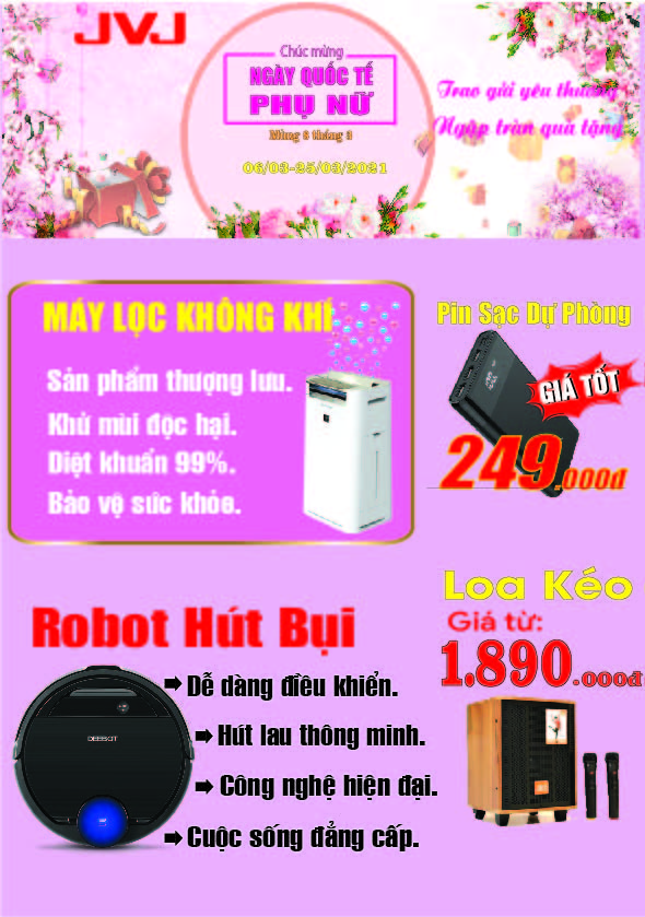 CTKM 214_Mừng Ngày Quốc Tế Phụ Nữ