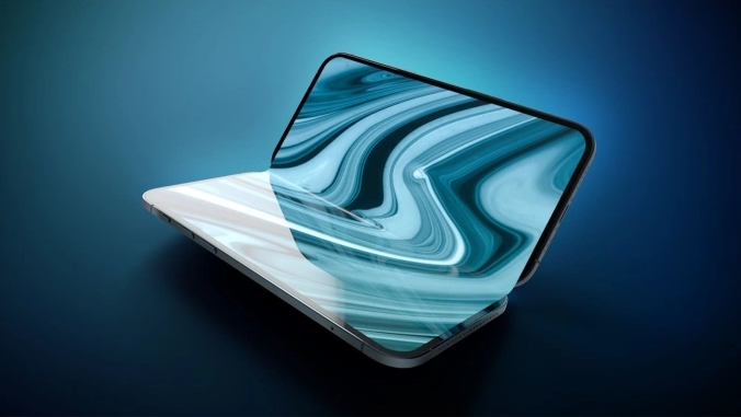 iPhone gập có thể dùng bản lề kim loại lỏng bền gấp đôi titan