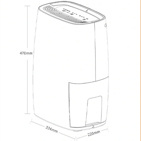Máy Hút Ẩm New Widetech 18L
