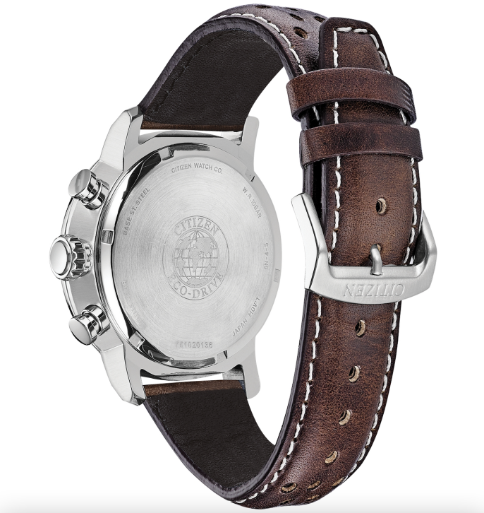 Đồng hồ Eco-Drive Nam Citizen Brycen Chronograph CA0648-09L