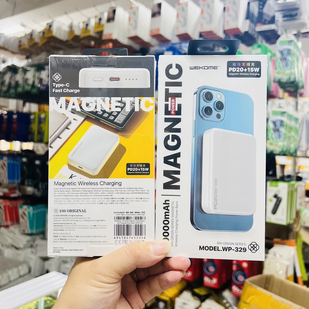Pin sạc dự phòng WK WP-329 22.5w (10.000 mAh) - MagSafe