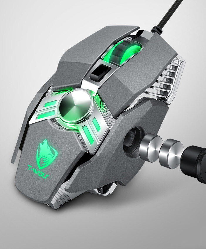 Chuột dây Game T-WOLF V10