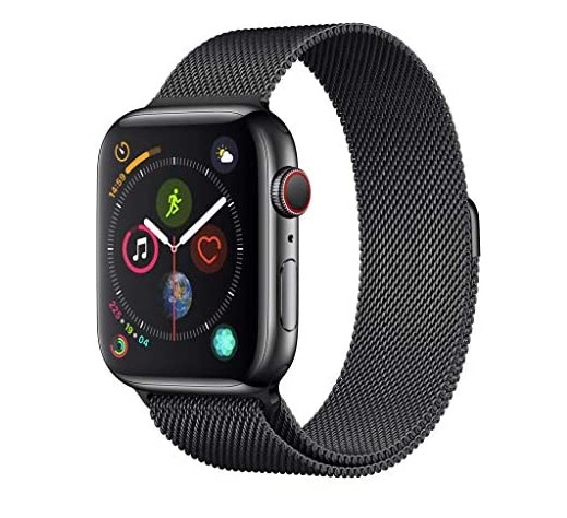 AppleWatch S4 44mm (GPS+LTE) Space Black Stainless Steel/Space Black Milanese Loop