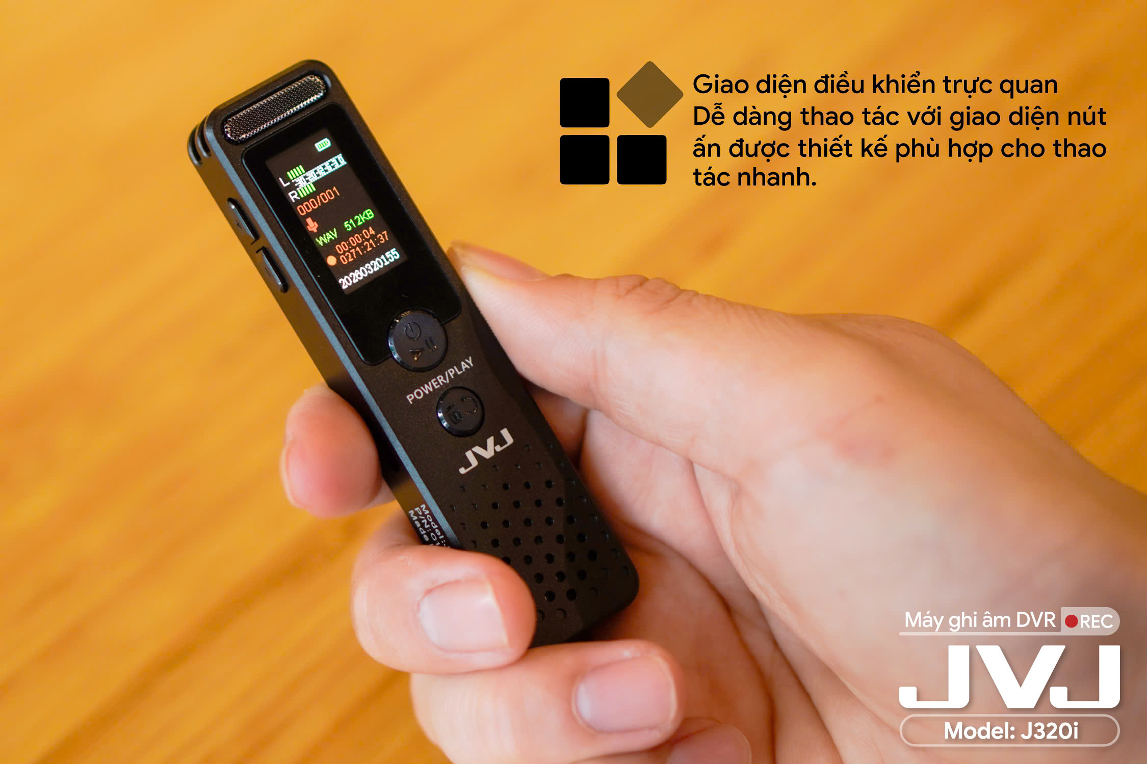 Máy ghi âm JVJ J320i