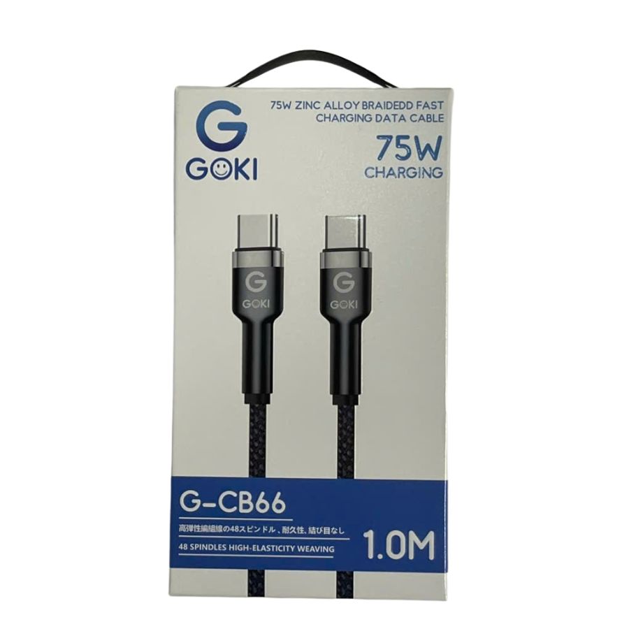 Cáp sạc nhanh GOKI G-CB66 (Type-C to Type-C) 1m