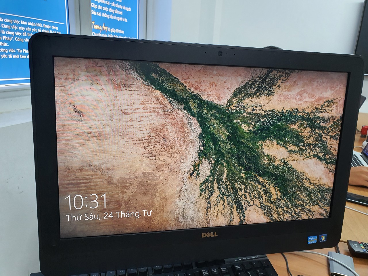 Máy bộ AIO Dell Optilex 9010  Intel Core i5 3470 3.6Ghz/8Gb/240G/23"/DVD/Dos