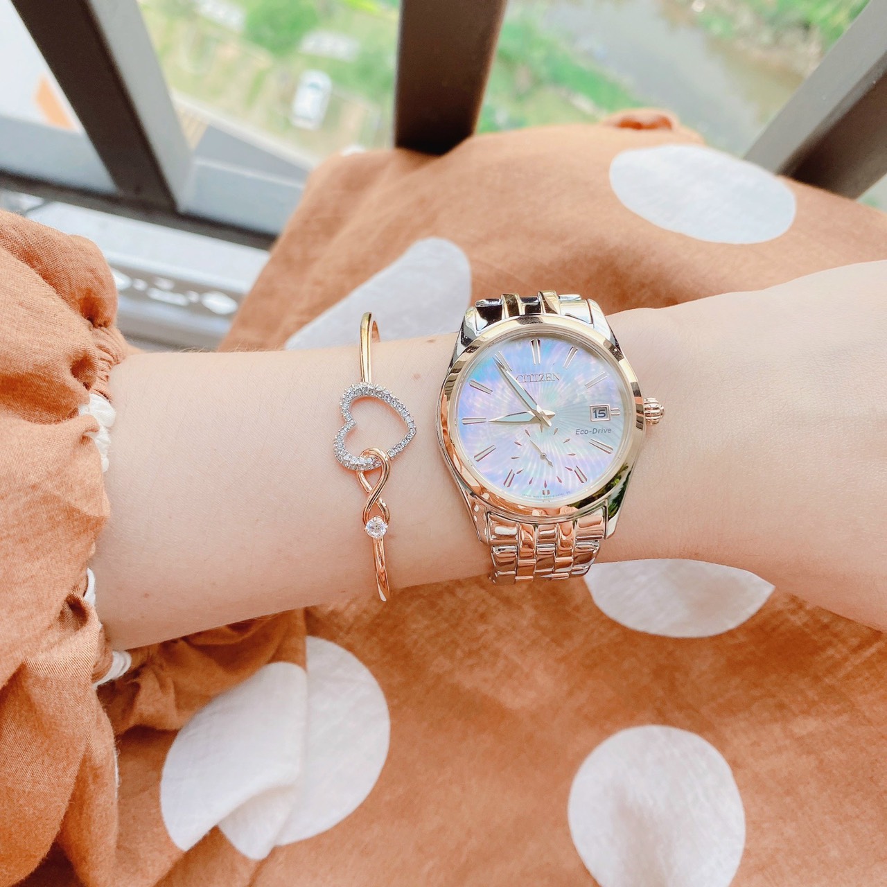 Đồng hồ Eco-Drive Nữ Citizen EV1036-51Y