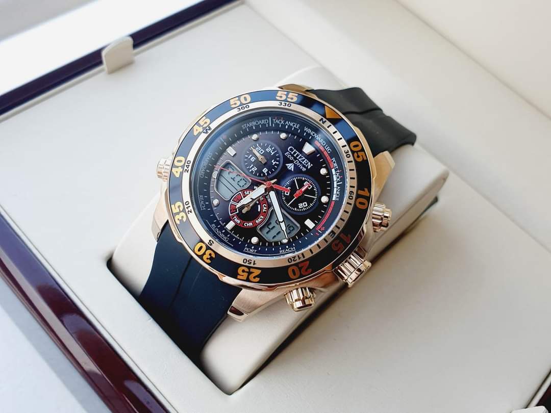 Đồng hồ Eco-Drive Nam Citizen Promaster Chronograph JR4046-03