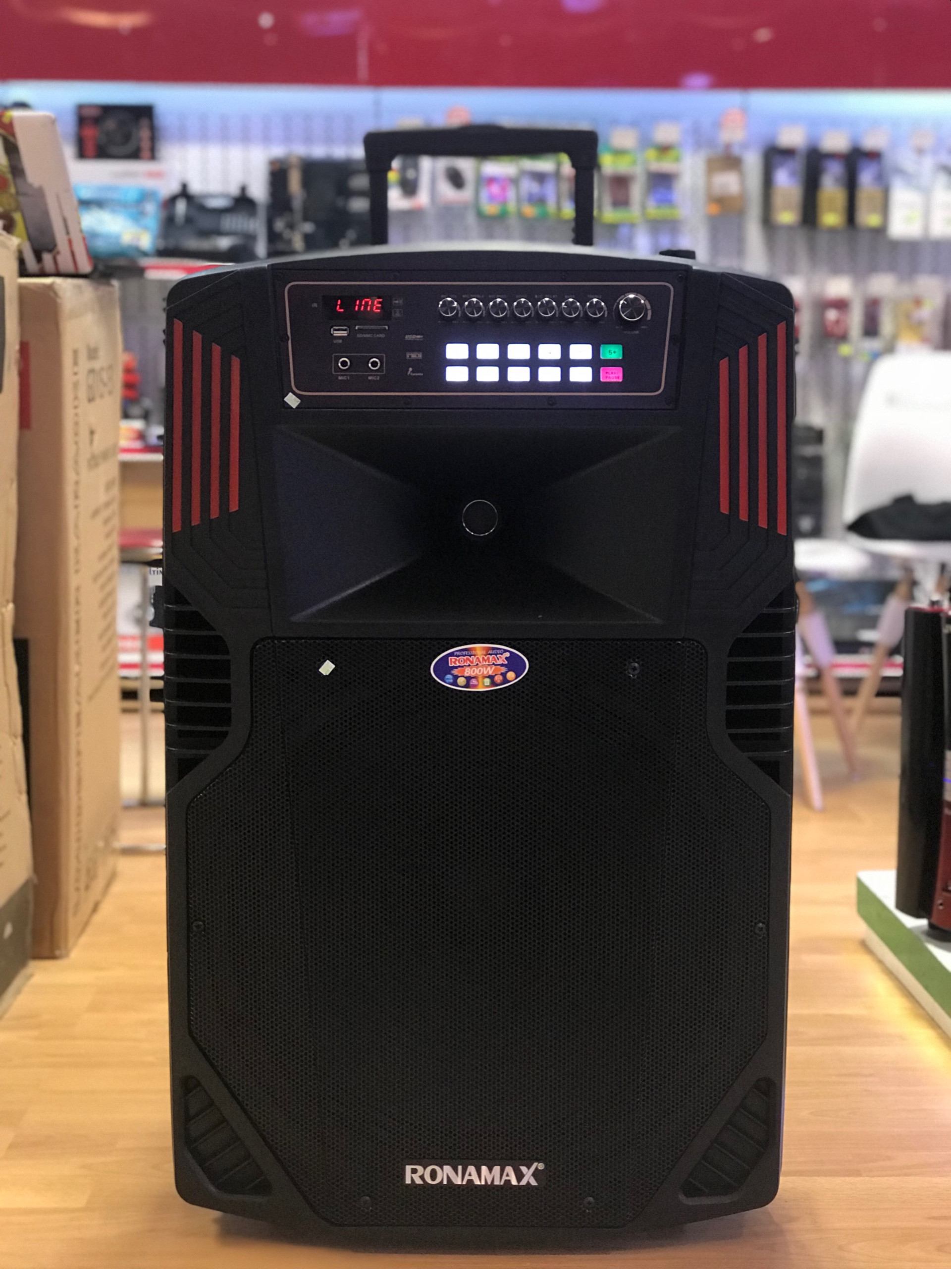 Loa kéo RONAMAX F18 + 2 Mic