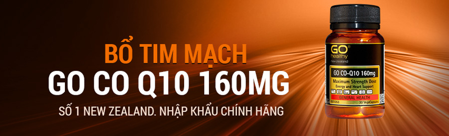 Bổ tim GO Co q10 160mg nhập khẩu chính hãng New Zealand