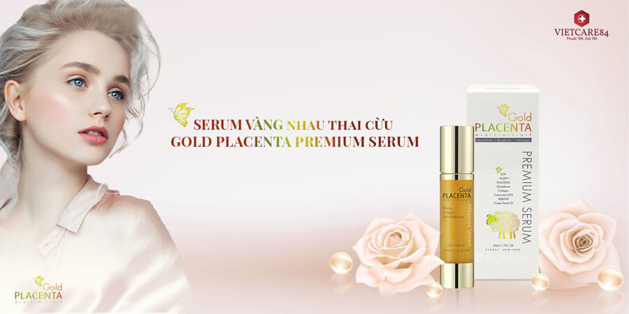 Serum Nhau Thai Cừu Dr Natural Astragrace Gold Placenta 24k giúp dưỡng ẩm, dưỡng da, trắng da, chống lão hoá da