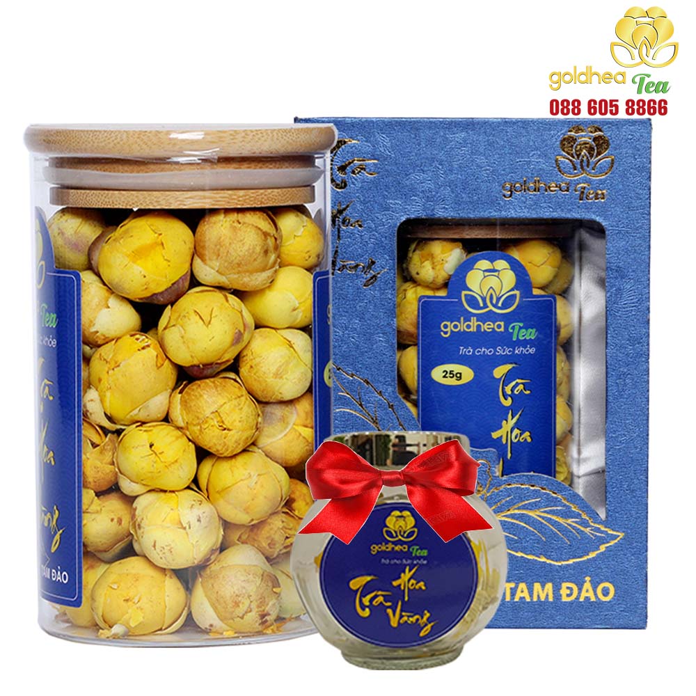 Trà hoa vàng Goldhea Tea hộp 25gr