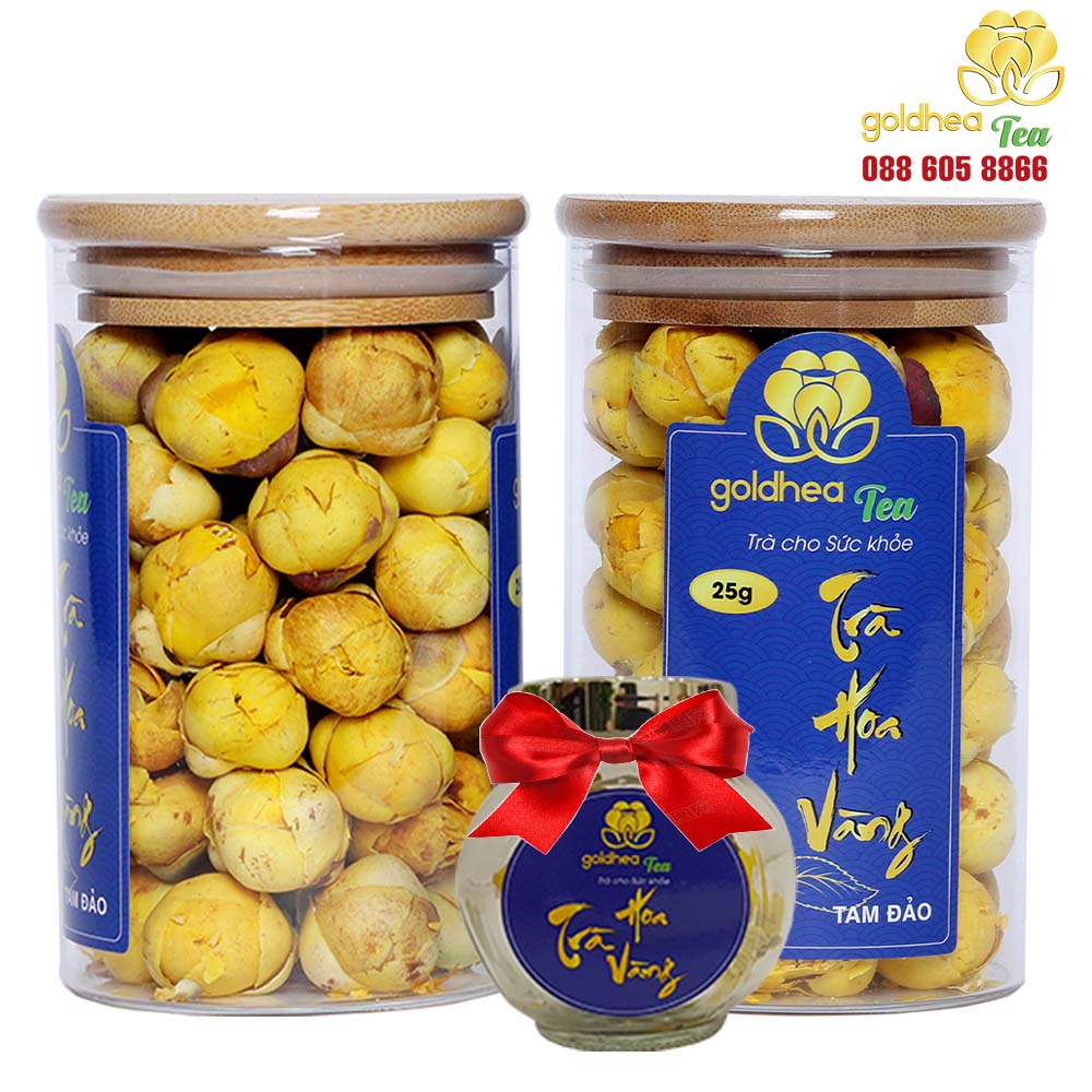 Trà hoa vàng Goldhea Tea hộp 25gr