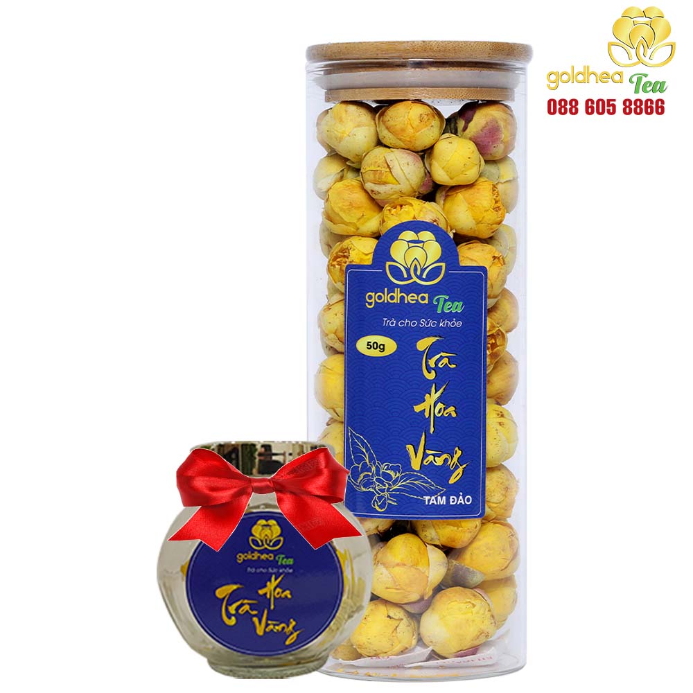 Trà hoa vàng Goldhea Tea hộp 50gr