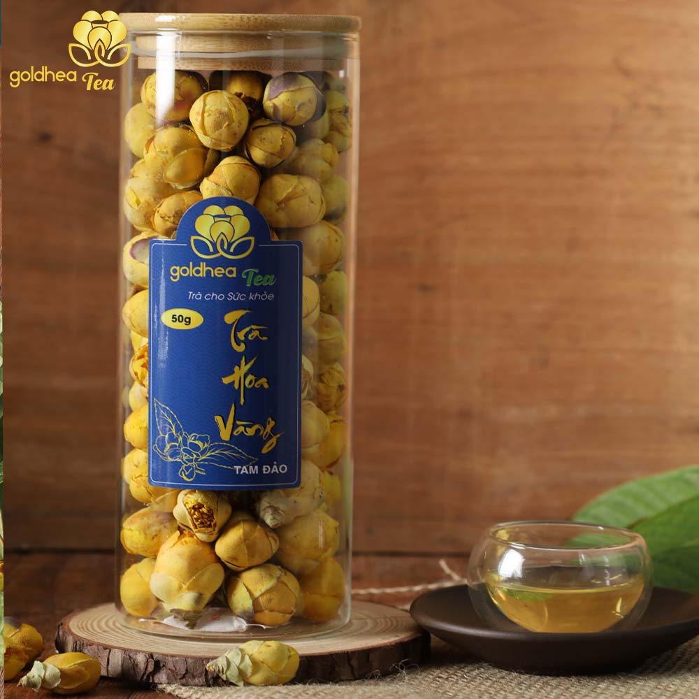 Trà hoa vàng Goldhea Tea hộp 50gr