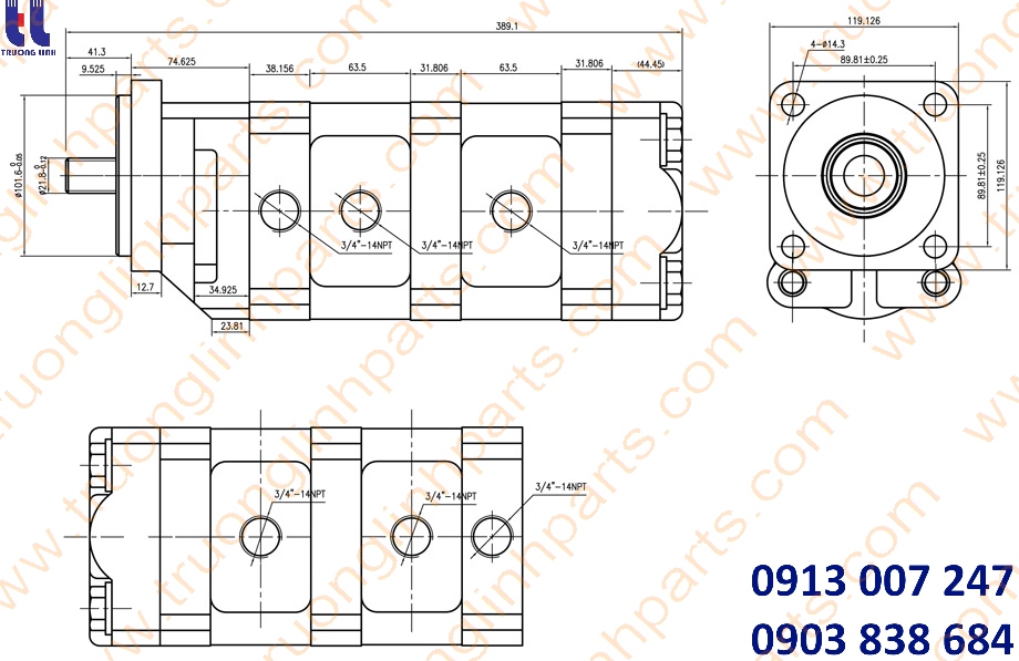 P31 UCHIDA HYDRAULIC PUMP  