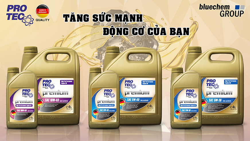 [THÔNG BÁO] GIỚI THIỆU SẢN PHẨM MỚI: DẦU NHỚT CAO CẤP PRO-TEC PREMIUM