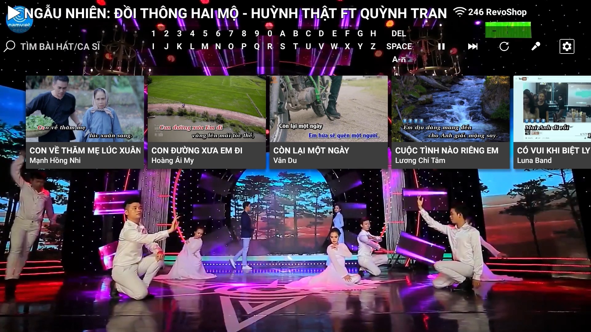 Cách chọn nonstop trong phòng hát