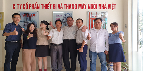 Đối tác thang máy Sakura sang thăm và làm việc cùng công ty