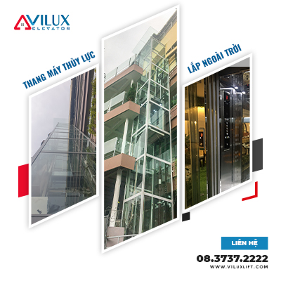 Thang máy kính lắp ngoài trời