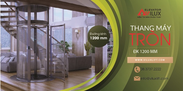 Thông số kỹ thuật thang máy quan sát đường kính 1200 mm