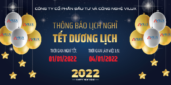 Thông báo lịch nghỉ tết dương lịch 2022