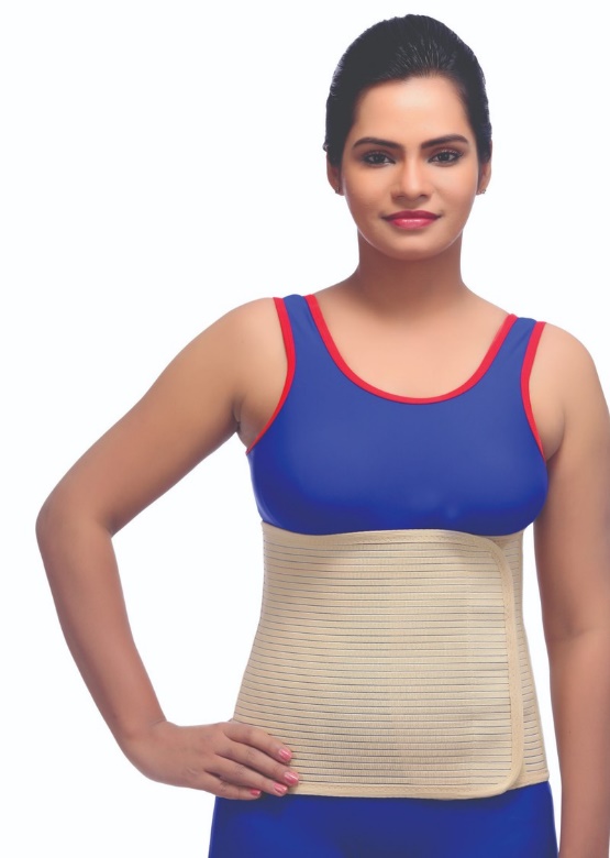 Đai hỗ trợ bụng Cling thoáng khí hình ảnh người mang