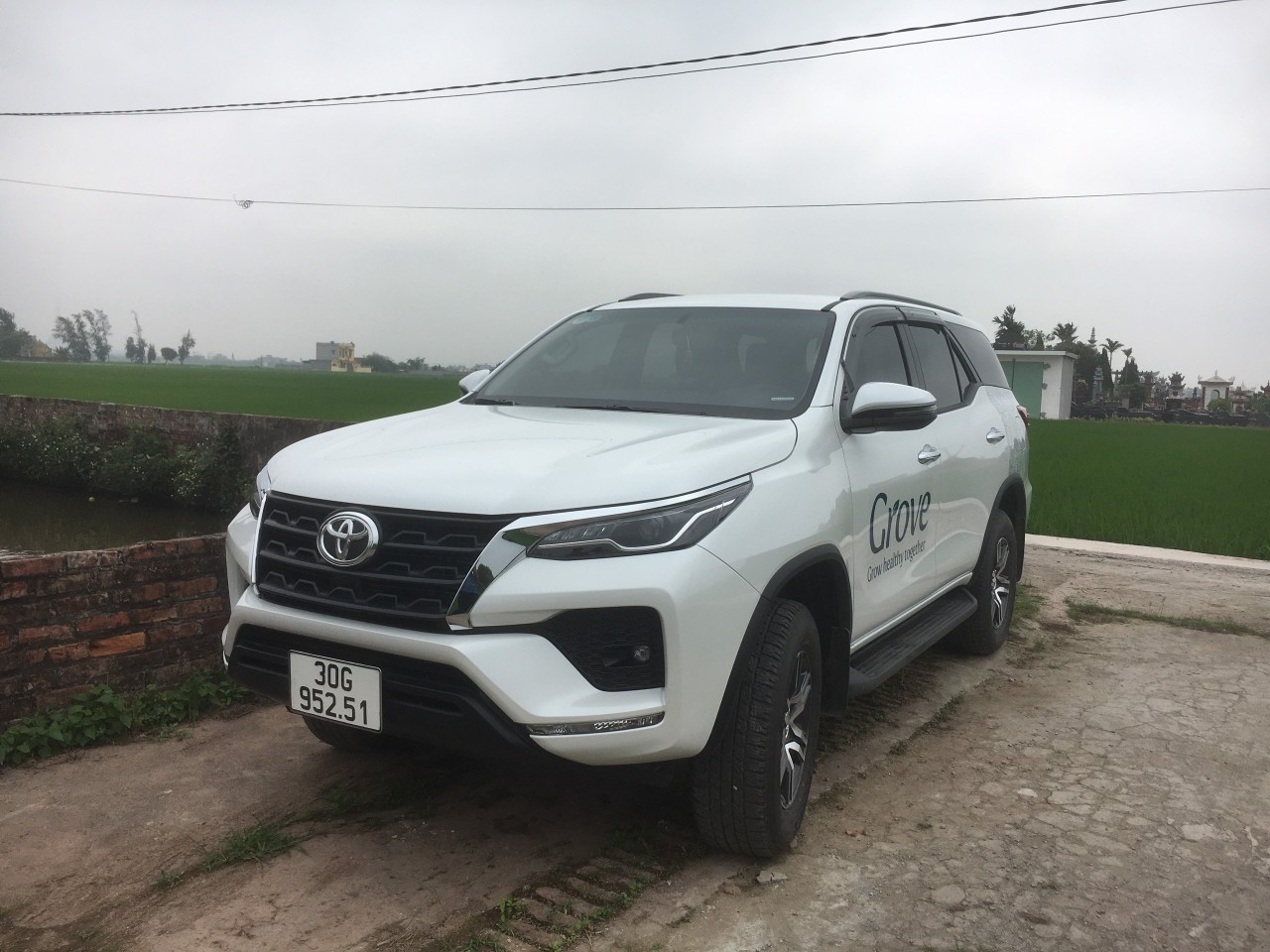 Fortuner: Đường dài 7.000đ/km. Nội thành 1.300.000đ/ngày