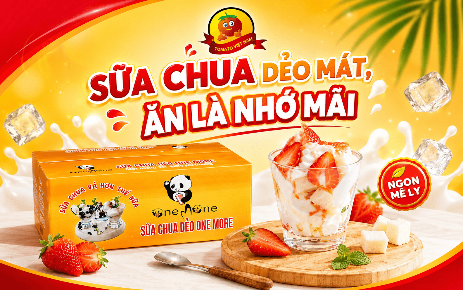 Sữa Chua Dẻo Mát, Ăn Là Nhớ Mãi Cùng Tomato