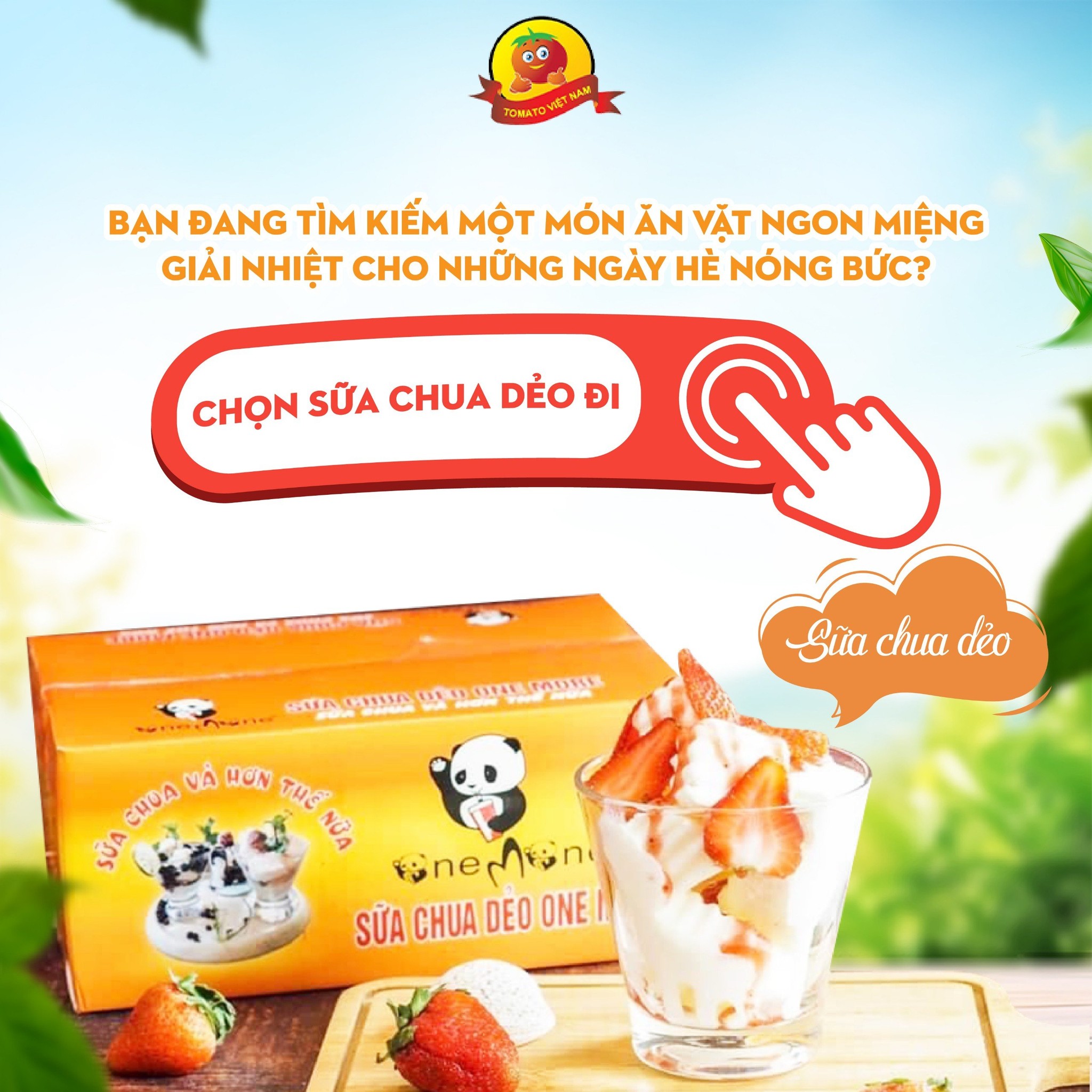Sữa Chua Dẻo One More: Thưởng thức vị chua ngọt thanh mát bất tận