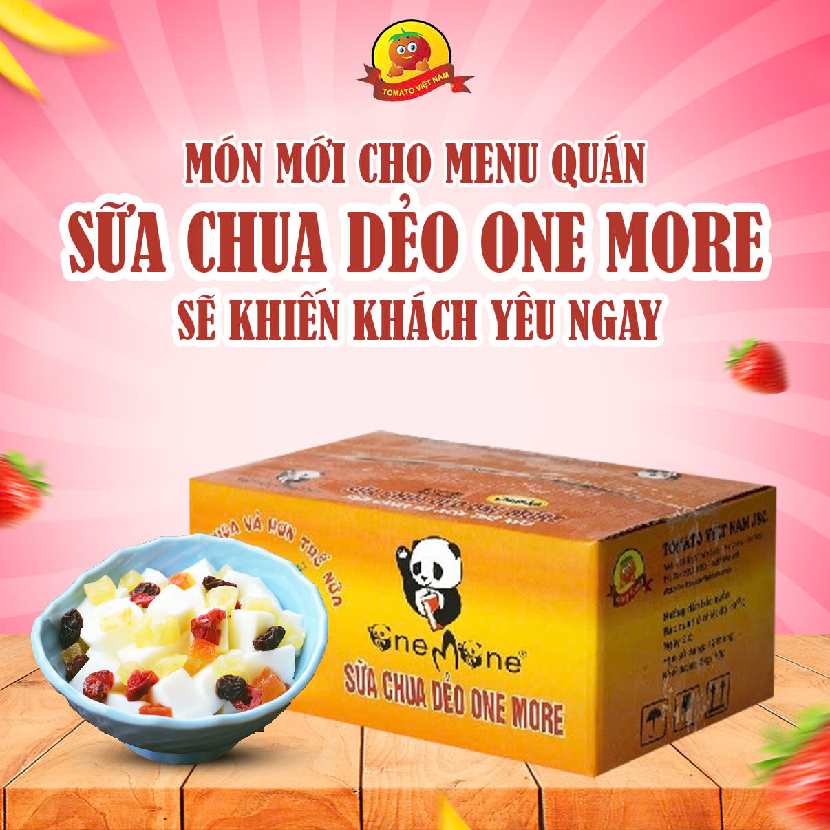 MENU QUÁN THÊM CHẤT VỚI SỮA CHUA DẺO ONE MORE – MÓN NGON