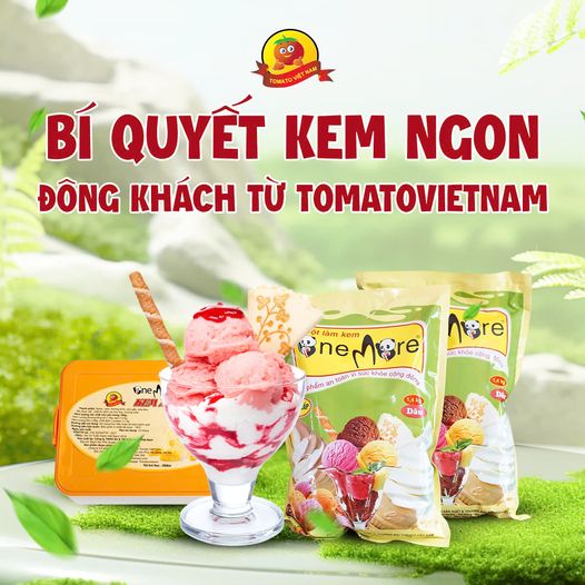 BÍ QUYẾT KEM NGON, ĐÔNG KHÁCH TỪ TOMATOVIETNAM