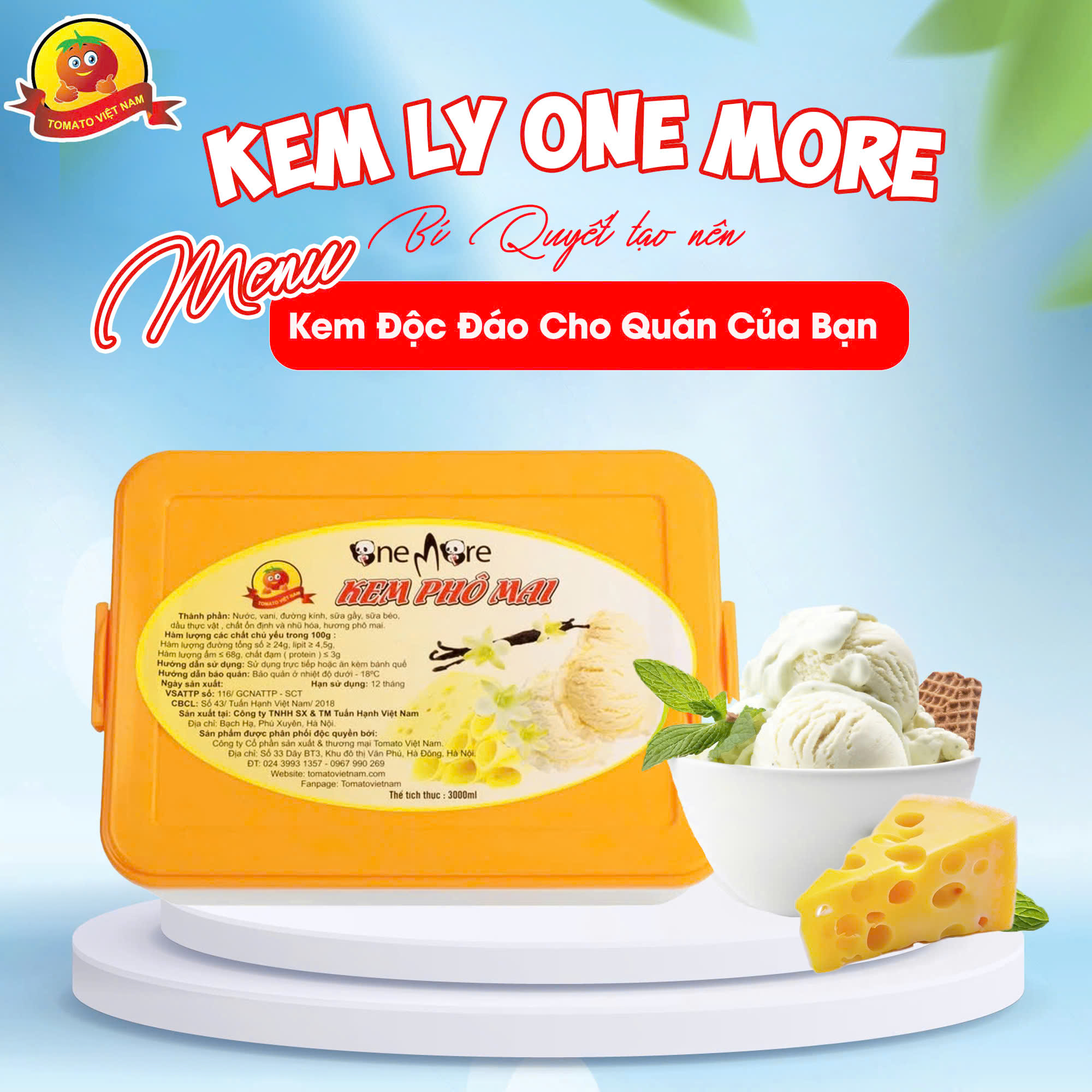 KEM LY ONE MORE - BÍ QUYẾT TẠO NÊN MENU KEM ĐỘC ĐÁO CHO QUÁN CỦA BẠN ...