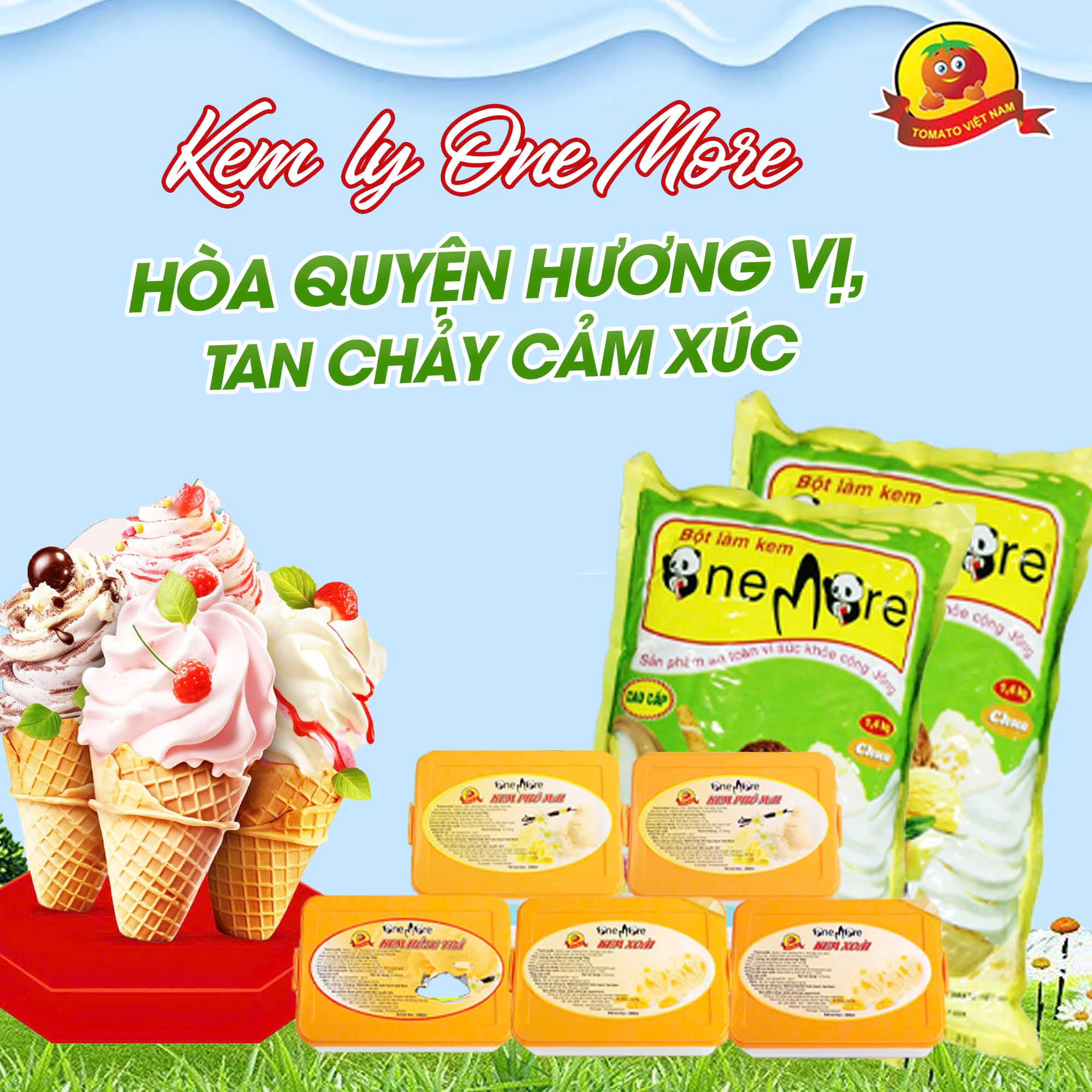 TOMATOVIETNAM – ĐỐI TÁC TIN CẬY CHO MỌI MÓN KEM NGON TUYỆT