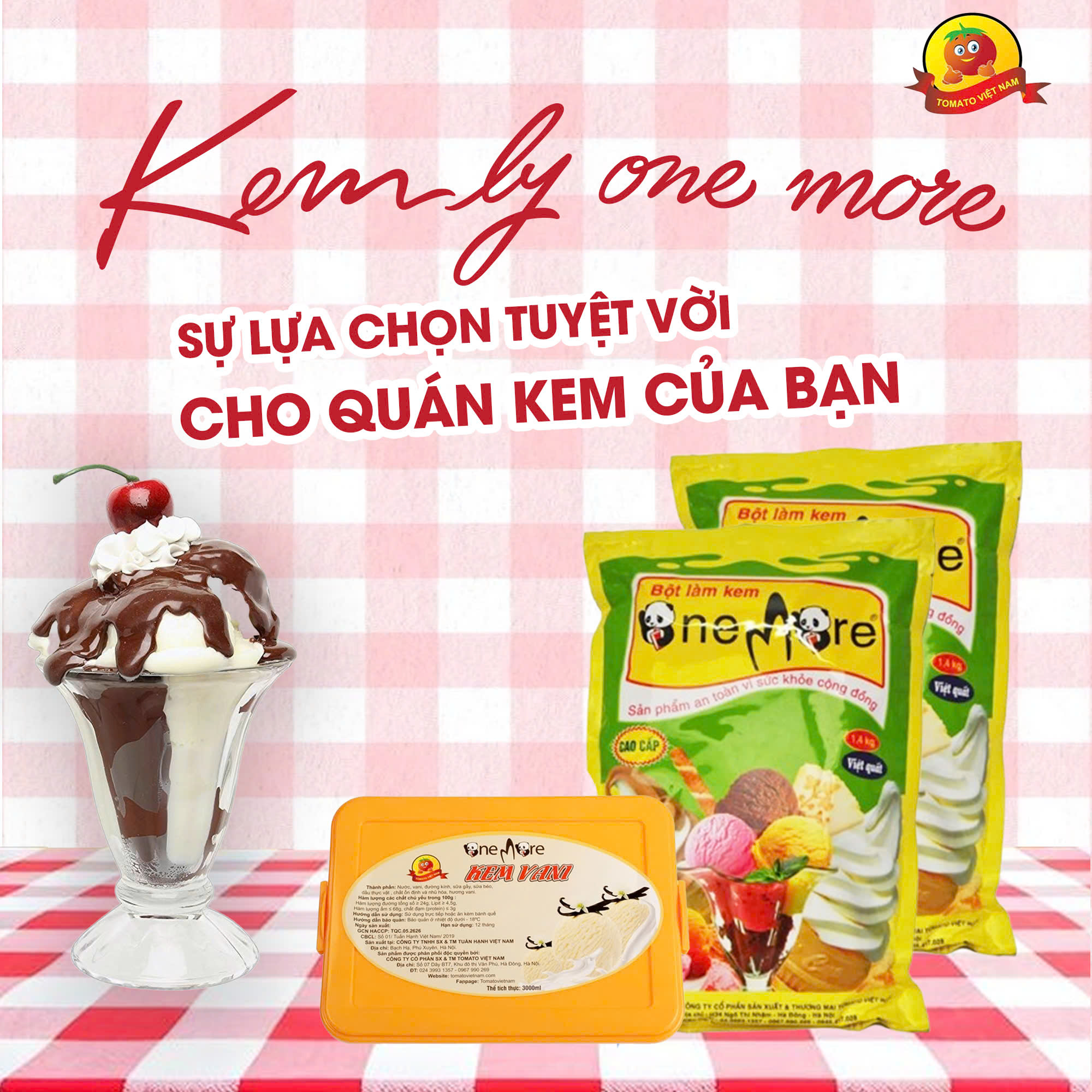 KEM LY ONE MORE - SỰ LỰA CHỌN TUYỆT VỜI CHO QUÁN KEM CỦA BẠN