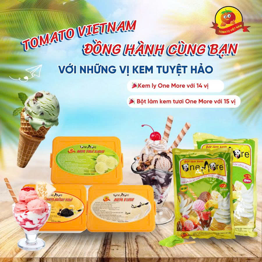 TOMATO VIETNAM – ĐỒNG HÀNH CÙNG BẠN VỚI NHỮNG VỊ KEM TUYỆT HẢO