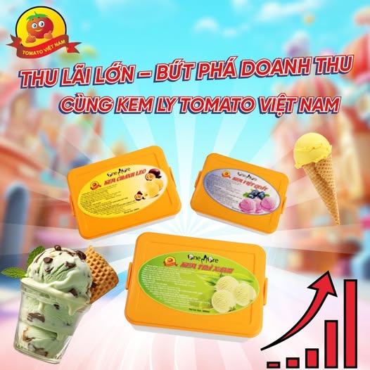 THU LÃI LỚN – BỨT PHÁ DOANH THU CÙNG KEM LY TOMATO VIỆT NAM