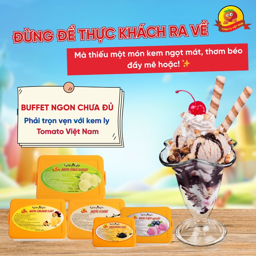 ĐỪNG ĐỂ THỰC KHÁCH RA VỀ MÀ THIẾU MỘT MÓN KEM NGỌT MÁT, THƠM BÉO ĐẦY MÊ HOẶC