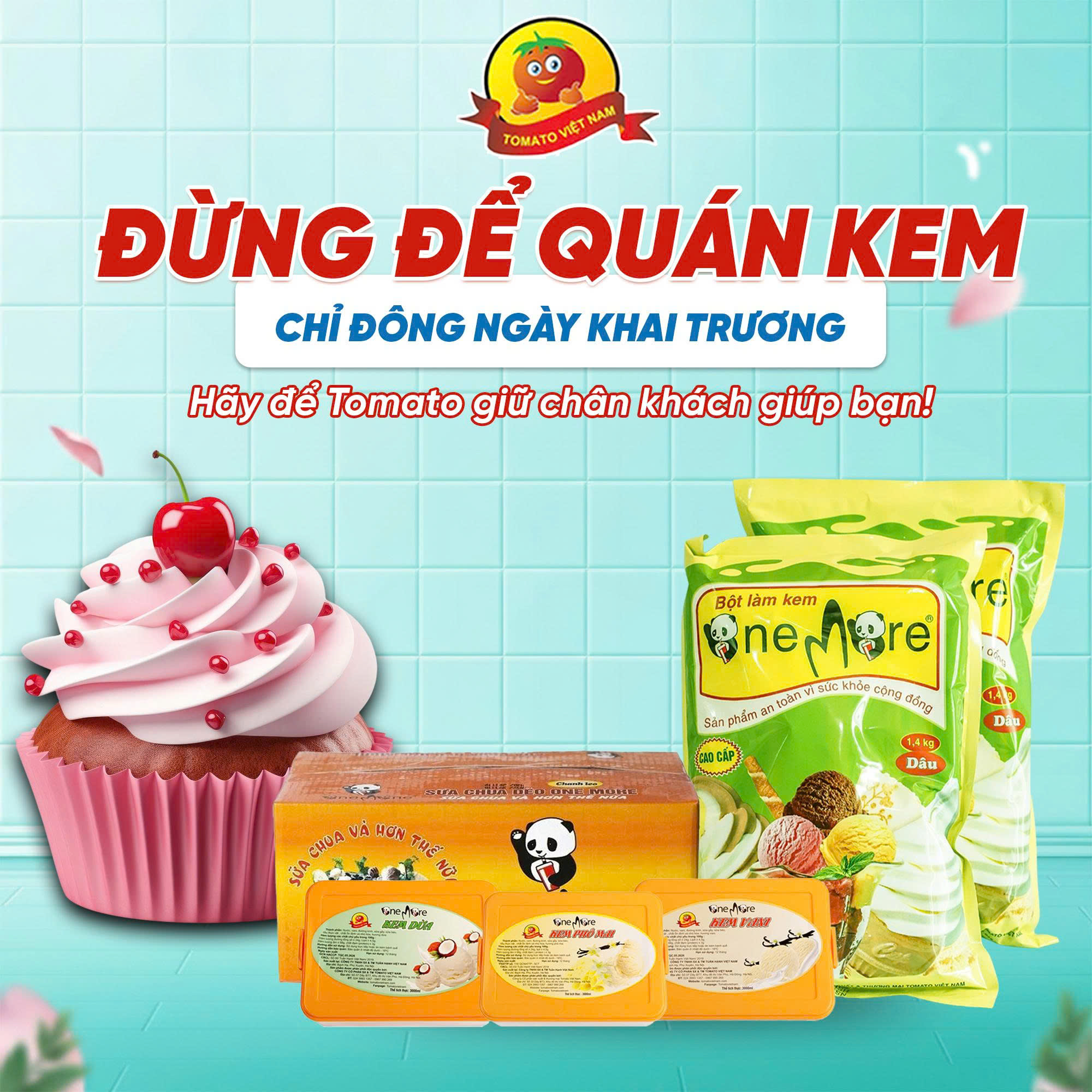 BỘT LÀM KEM TƯƠI – NGON MỊN TỪ VỊ, ĐẮM SAY TỪ NHÌN!