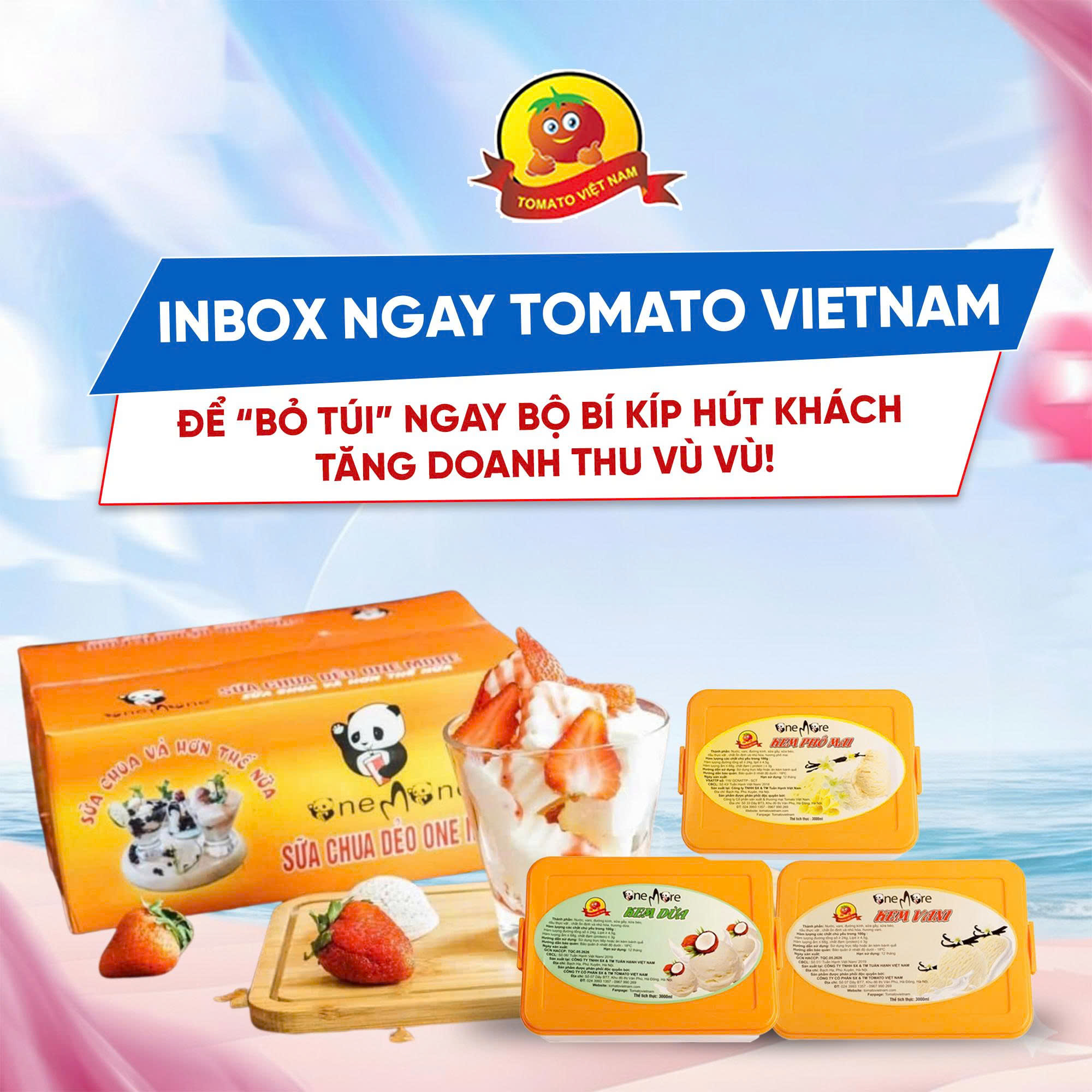 INBOX NGAY TOMATO VIETNAM ĐỂ “BỎ TÚI” NGAY BỘ BÍ KÍP HÚT KHÁCH – TĂNG DOANH THU VÙ VÙ!