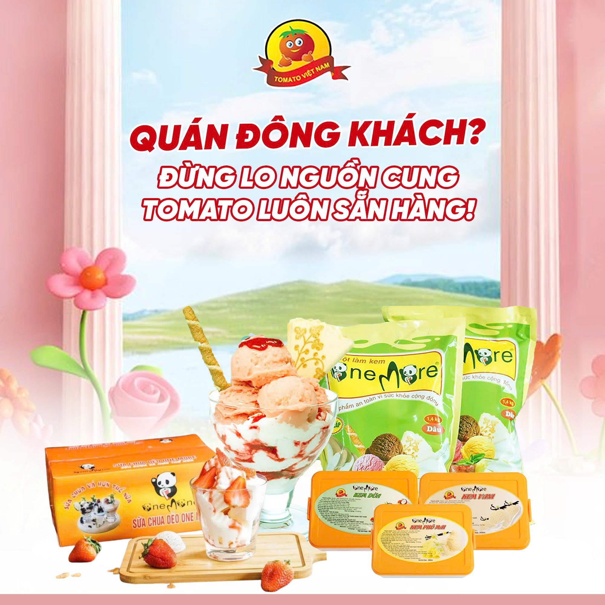 QUÁN ĐÔNG KHÁCH? ĐỪNG LO – TOMATO LUÔN SẴN HÀNG